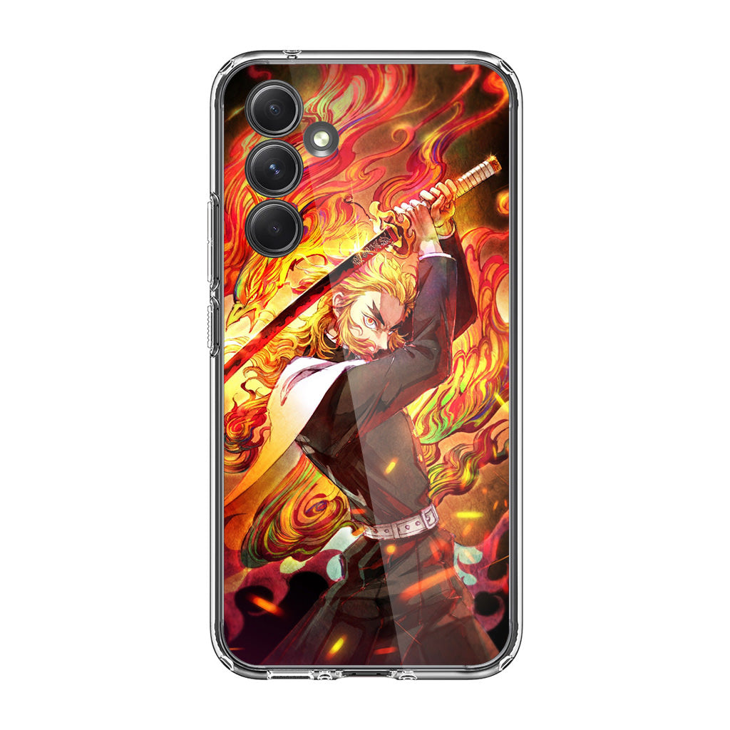 Rengoku Flame Pillar Samsung Galaxy A35 5G Case