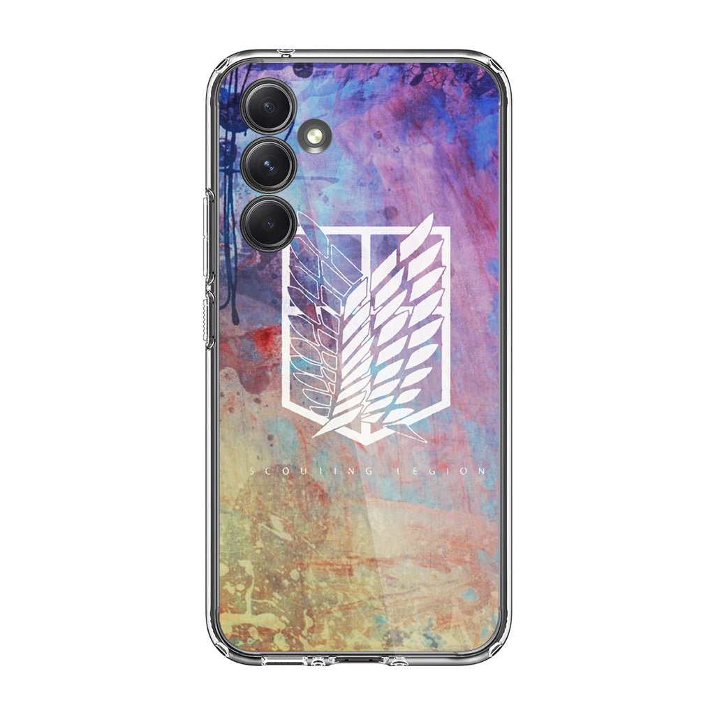 Survey Corps Logo Colorful Samsung Galaxy A35 5G Case