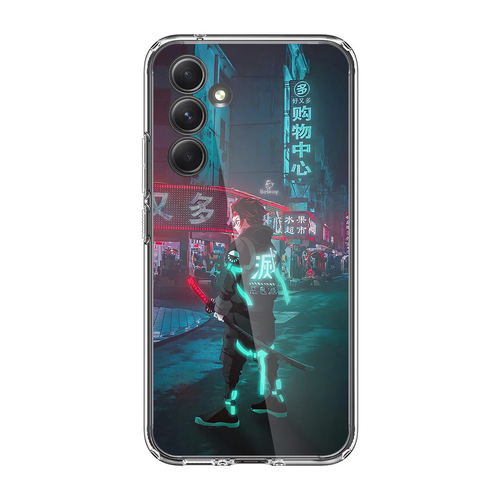 TANJIR0 In Hoodie Tokyo Street Samsung Galaxy A35 5G Case