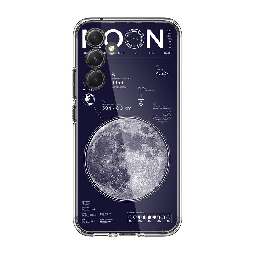 The Moon Samsung Galaxy A35 5G Case