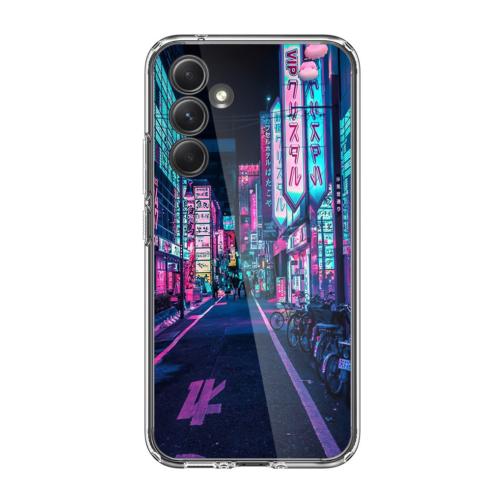 Tokyo Street Wonderful Neon Samsung Galaxy A35 5G Case