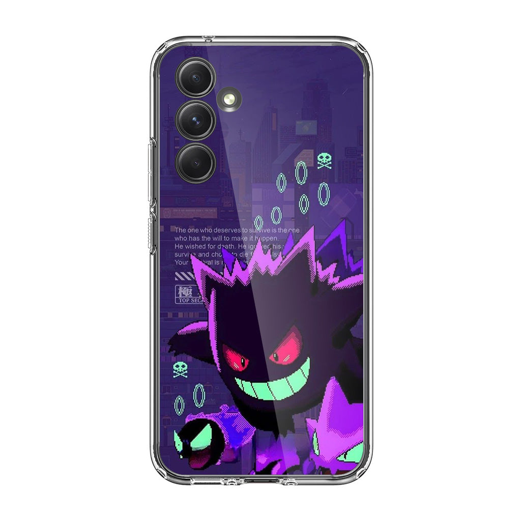 Gengar Pixel Art Samsung Galaxy A35 5G Case