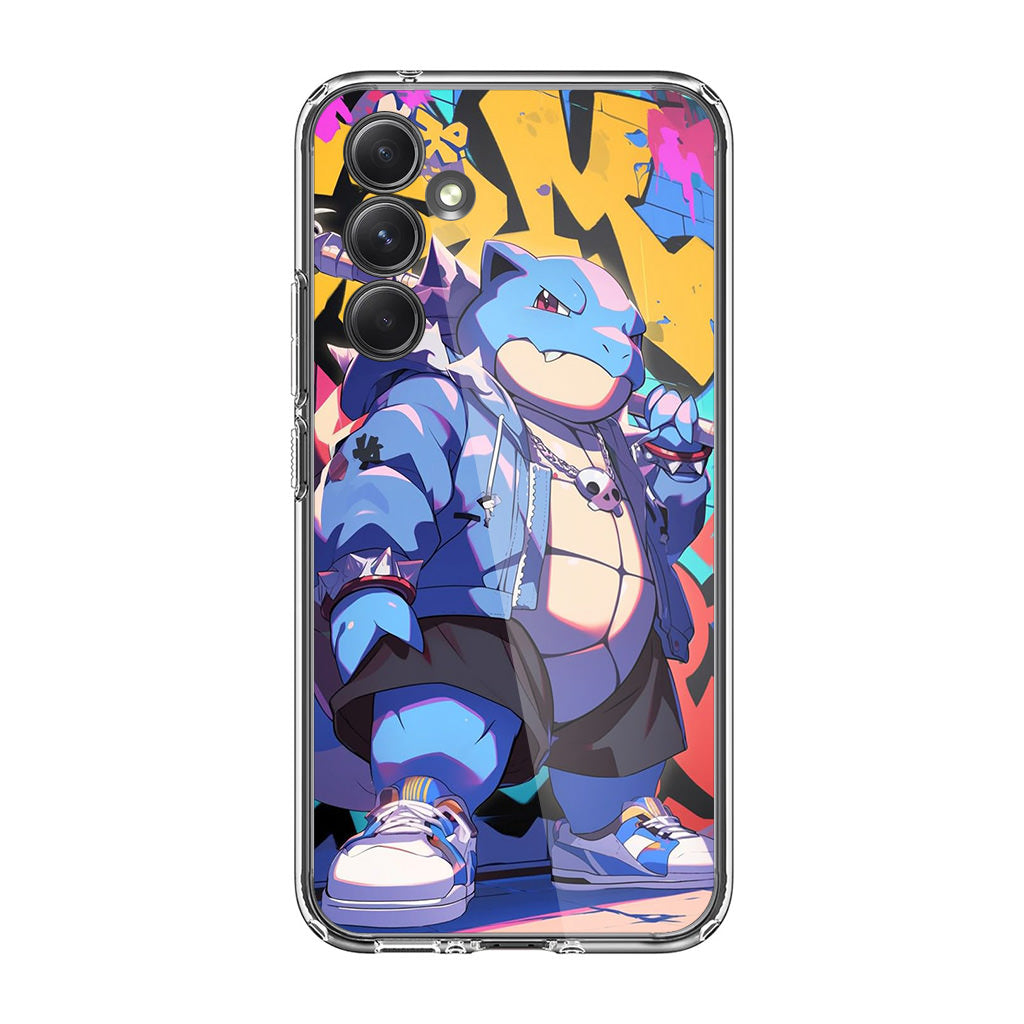 Blastoise Breaks The Block Samsung Galaxy A35 5G Case