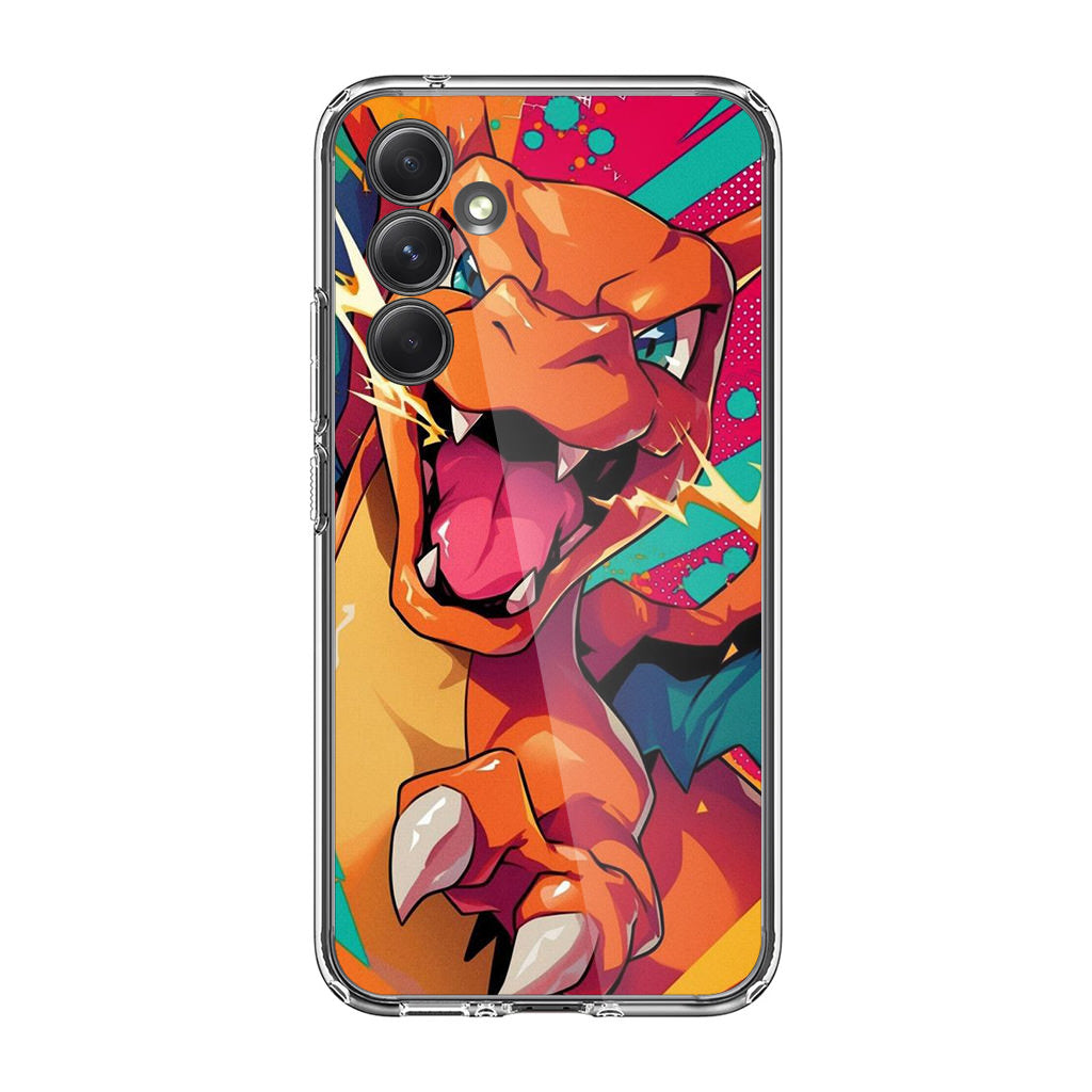 Blazing Fury Charizard Samsung Galaxy A35 5G Case