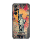 Canvas Art Statue of Liberty Samsung Galaxy S23 FE Case
