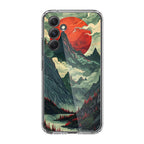 Crimson Moon Over Silent Peaks Samsung Galaxy A25 5G | Galaxy A15 5G Case