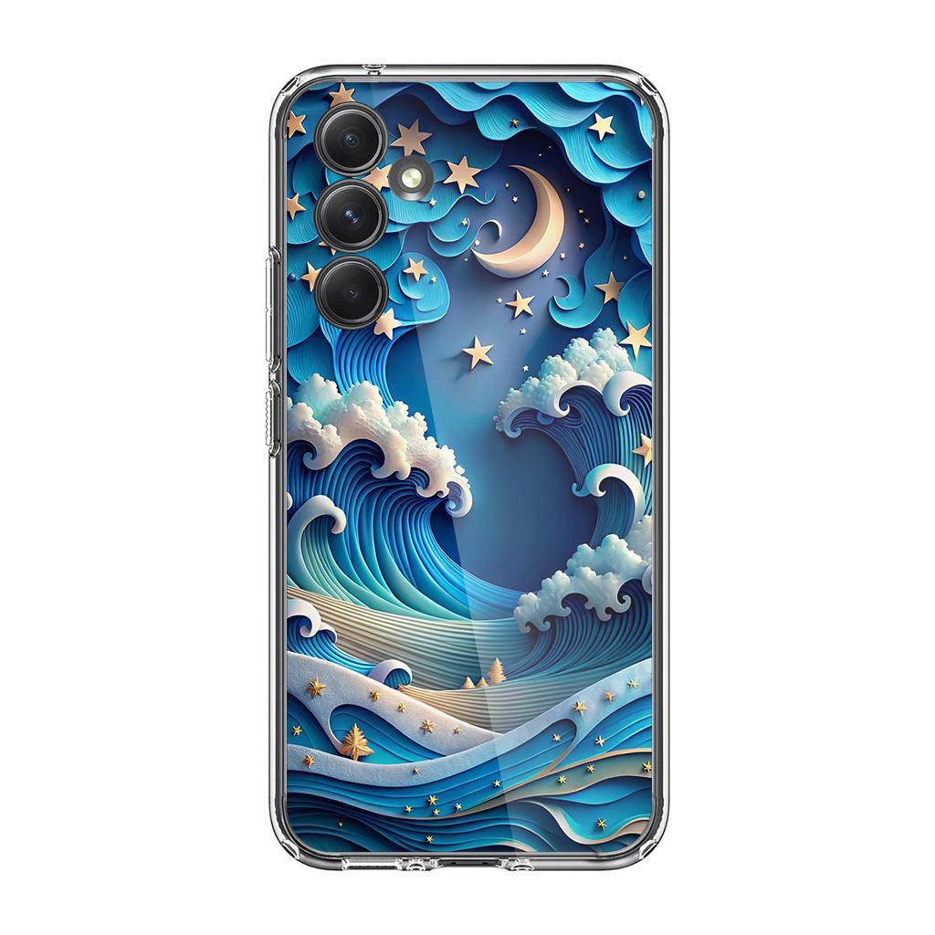 Dreamtide Where Stars Kiss the Sea Samsung Galaxy A35 5G Case