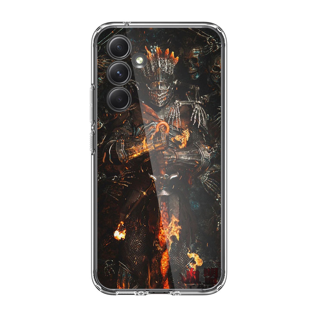 Ember King Warden Cursed Flame Samsung Galaxy A54 5G Case