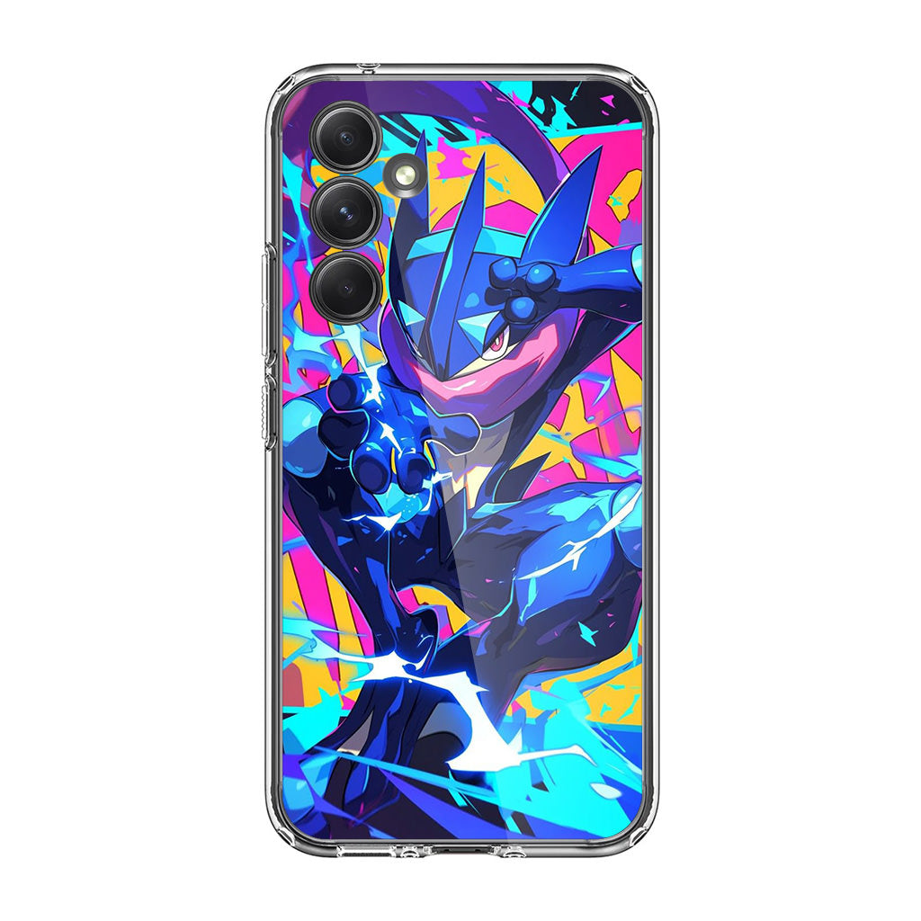Greninja Aqua Blast Samsung Galaxy A35 5G Case