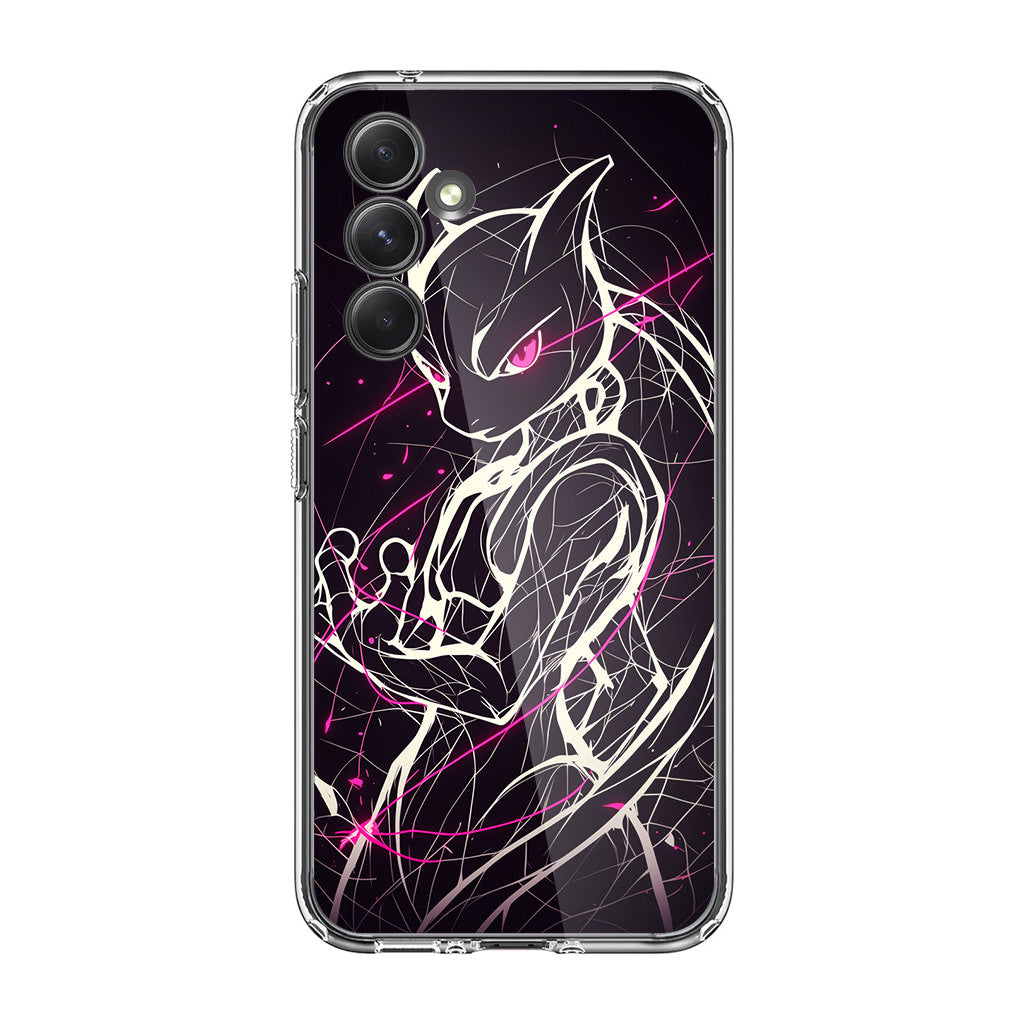Mewtwo Cosmic Energy Samsung Galaxy A35 5G Case