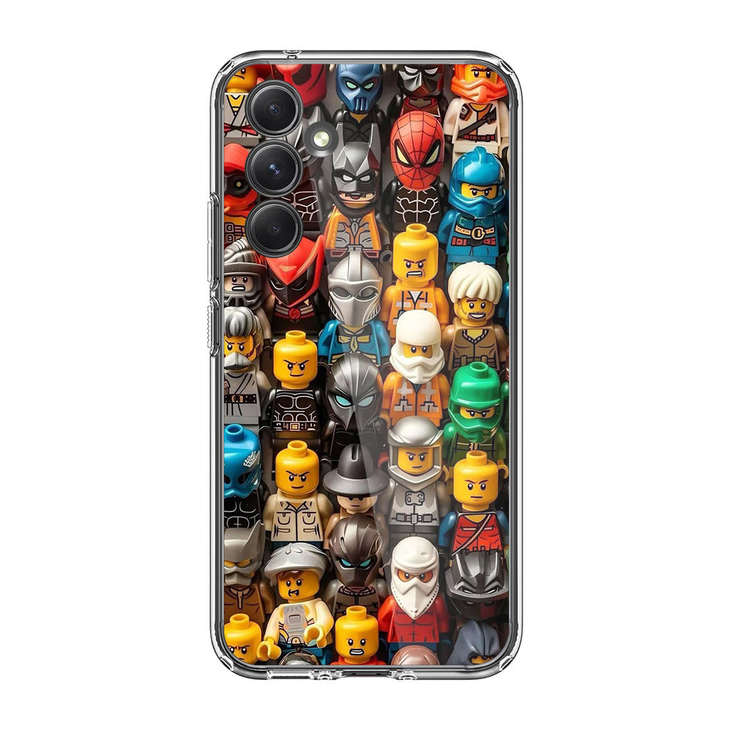 Mini Figures Heroes Assemble Samsung Galaxy A54 5G Case