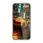 Night Drift Thunder Neon Streets Samsung Galaxy A54 5G Case