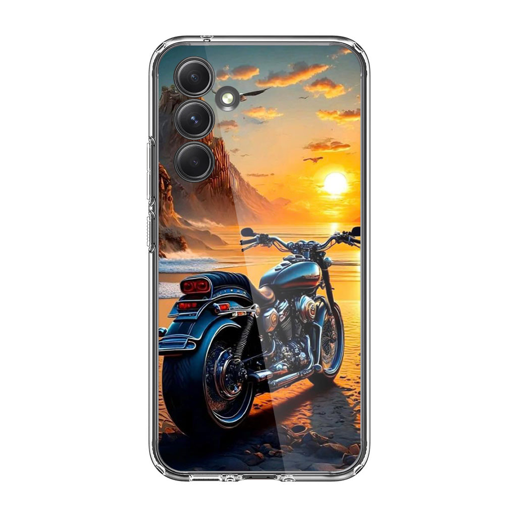 Ride Into the Blaze Samsung Galaxy A35 5G Case