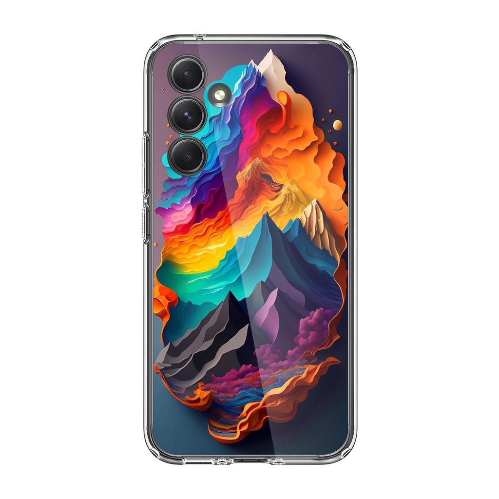 The Spectrum of Peaks Samsung Galaxy A35 5G Case
