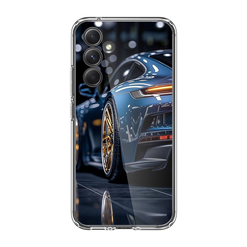 Velvet Thunder Elegance on Wheels Samsung Galaxy A54 5G Case