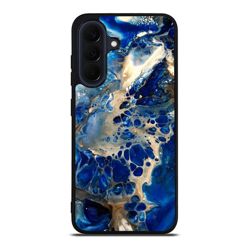 Abstract Golden Blue Paint Art Samsung Galaxy A17 5G / A27 5G Case