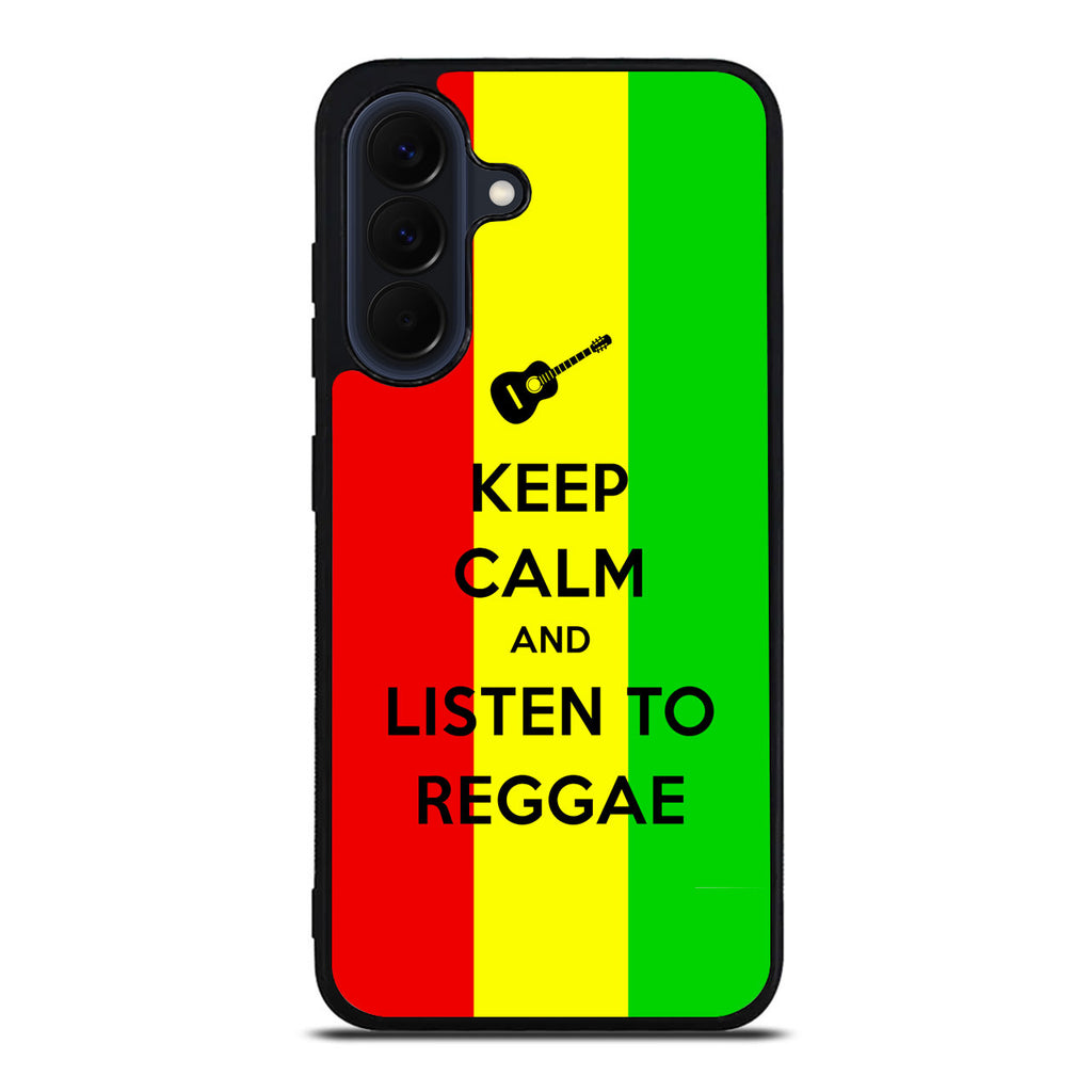 Keep Calm and Listen to Reggae Samsung Galaxy A17 5G / A27 5G Case