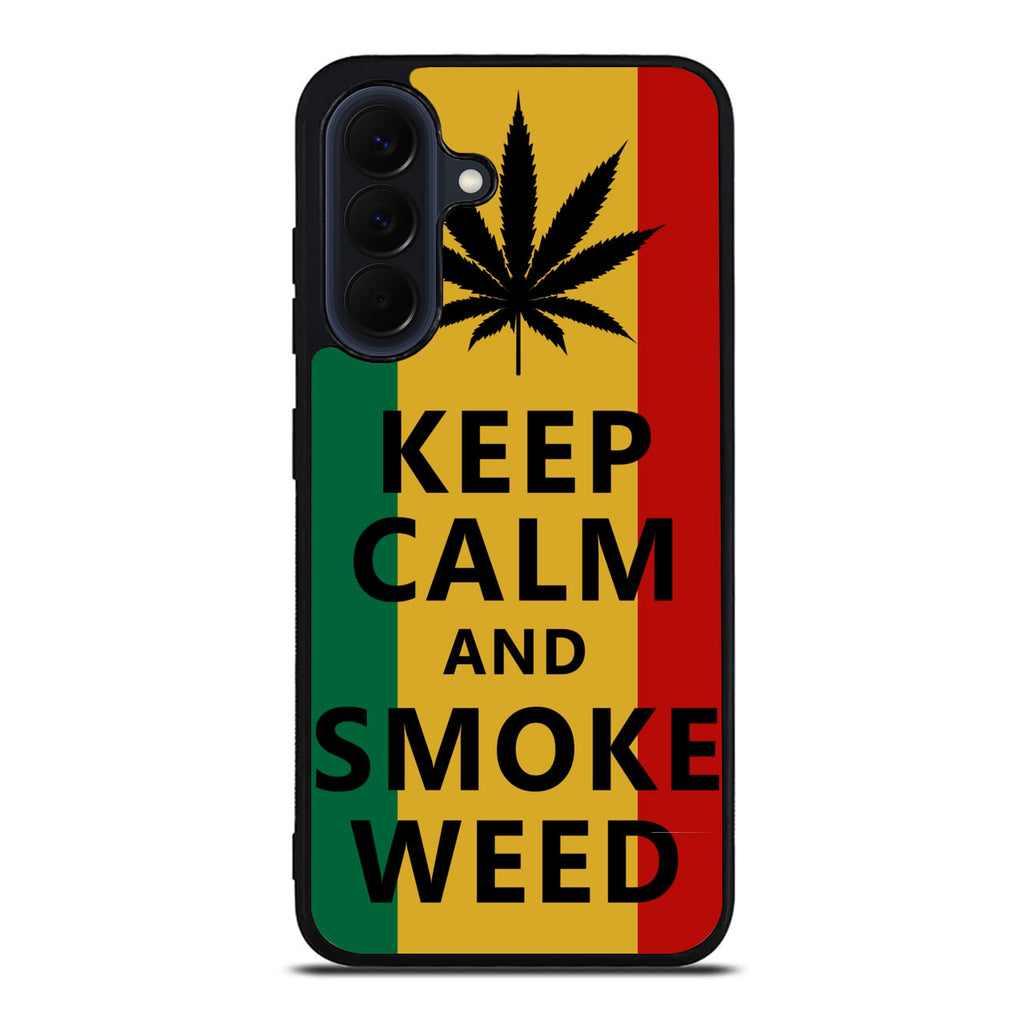Keep Calm And Smoke Weed Samsung Galaxy A37 5G / A57 5G Case
