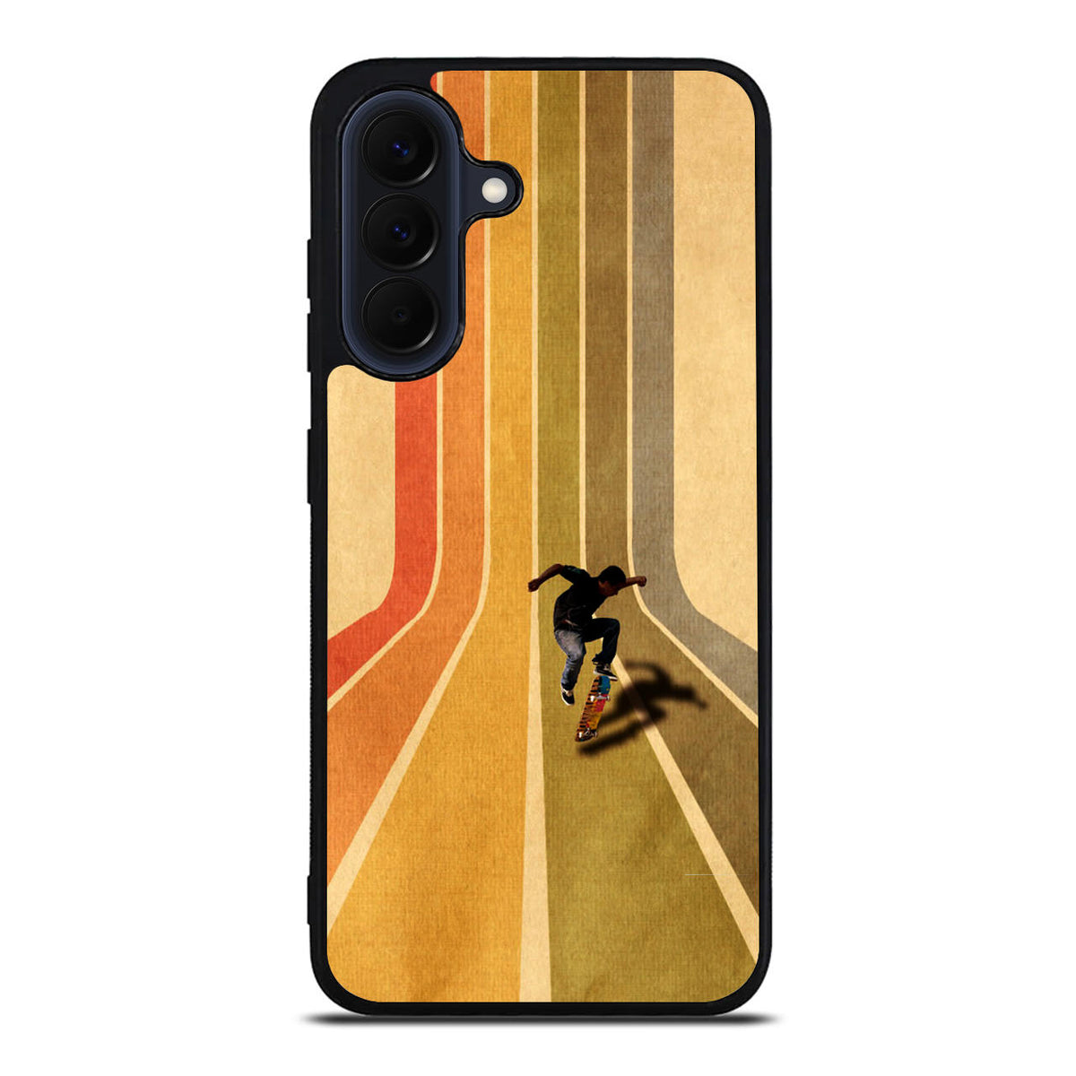 Vintage Skateboard On Colorful Stipe Runway Samsung Galaxy A17 5G / A27 5G Case
