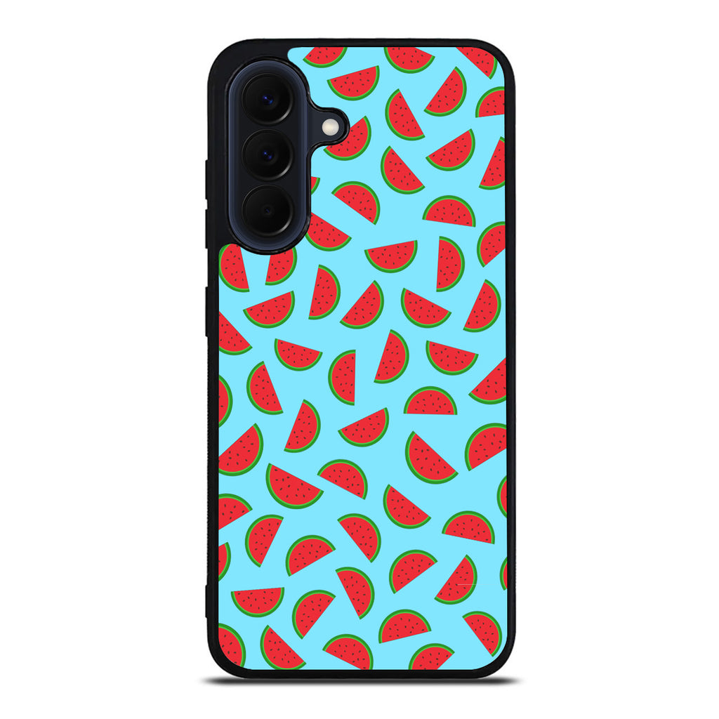 Watermelon Fruit Pattern Blue Samsung Galaxy A17 5G / A27 5G Case