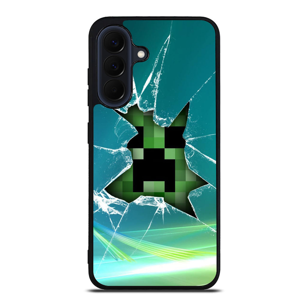 Creeper Glass Broken Green Samsung Galaxy A37 5G / A57 5G Case
