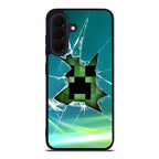 Creeper Glass Broken Green Samsung Galaxy A37 5G / A57 5G Case