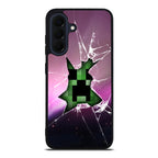 Creeper Glass Broken Violet Samsung Galaxy A37 5G / A57 5G Case