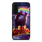 LLama And Sloth On Space Samsung Galaxy A37 5G / A57 5G Case