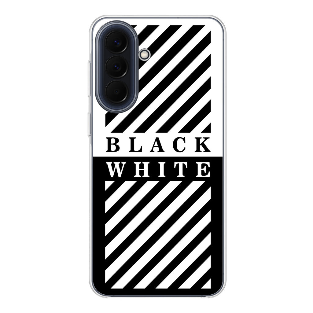 Black White Stripes Samsung Galaxy A37 5G / A57 5G Case