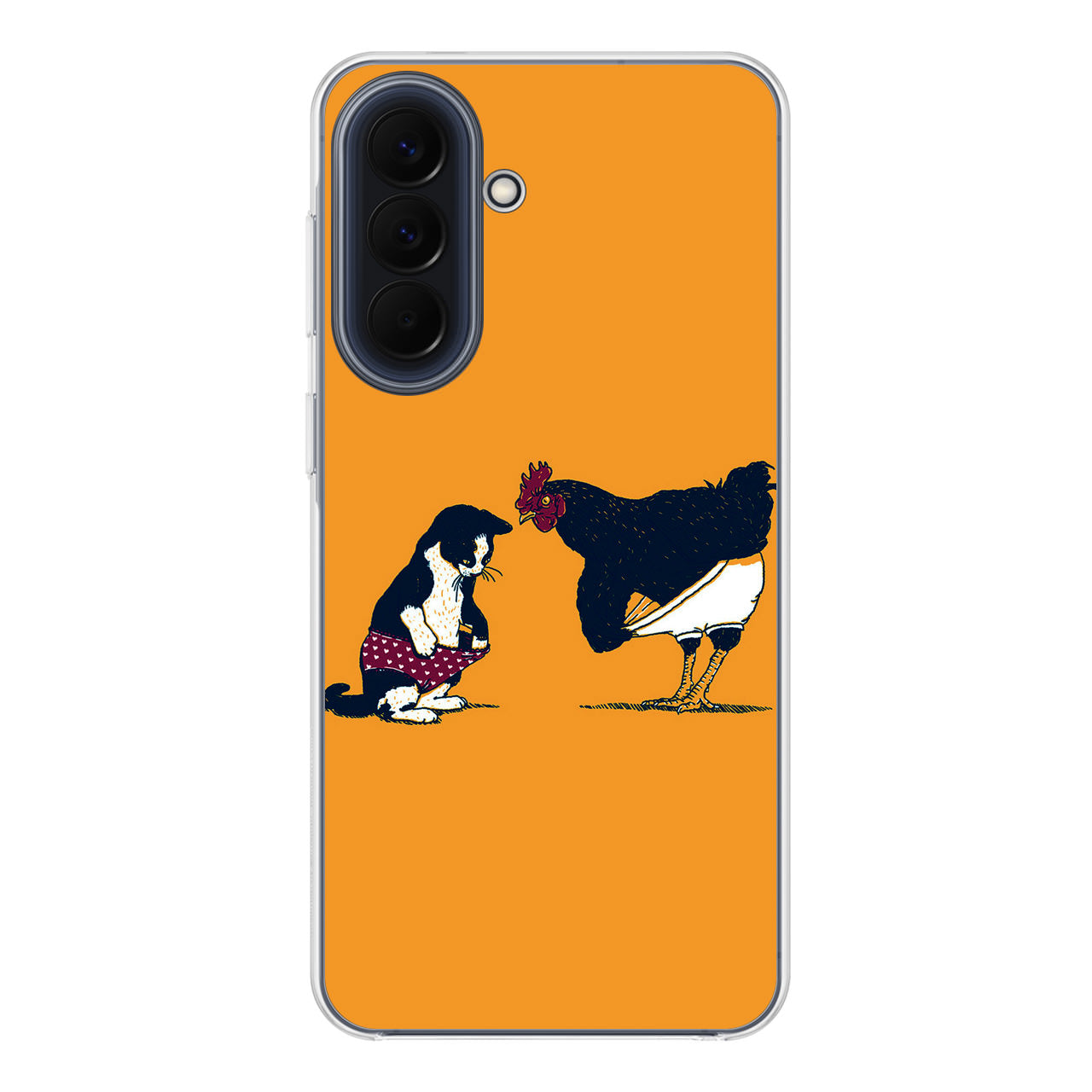 Cat Chicken Yellow Underwear Cute Samsung Galaxy A37 5G / A57 5G Case