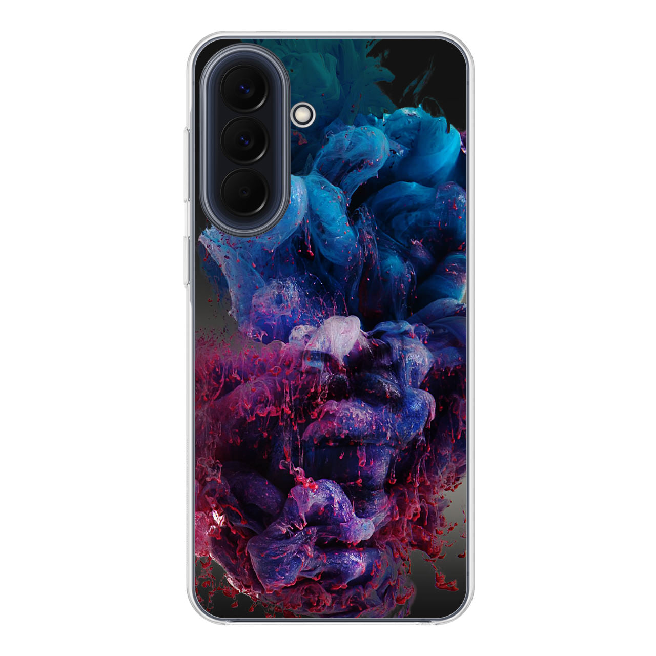 Colorful Dust Art on Black Samsung Galaxy A37 5G / A57 5G Case