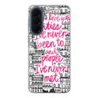 John Green Quotes I'm in Love With Cities Samsung Galaxy A37 5G / A57 5G Case