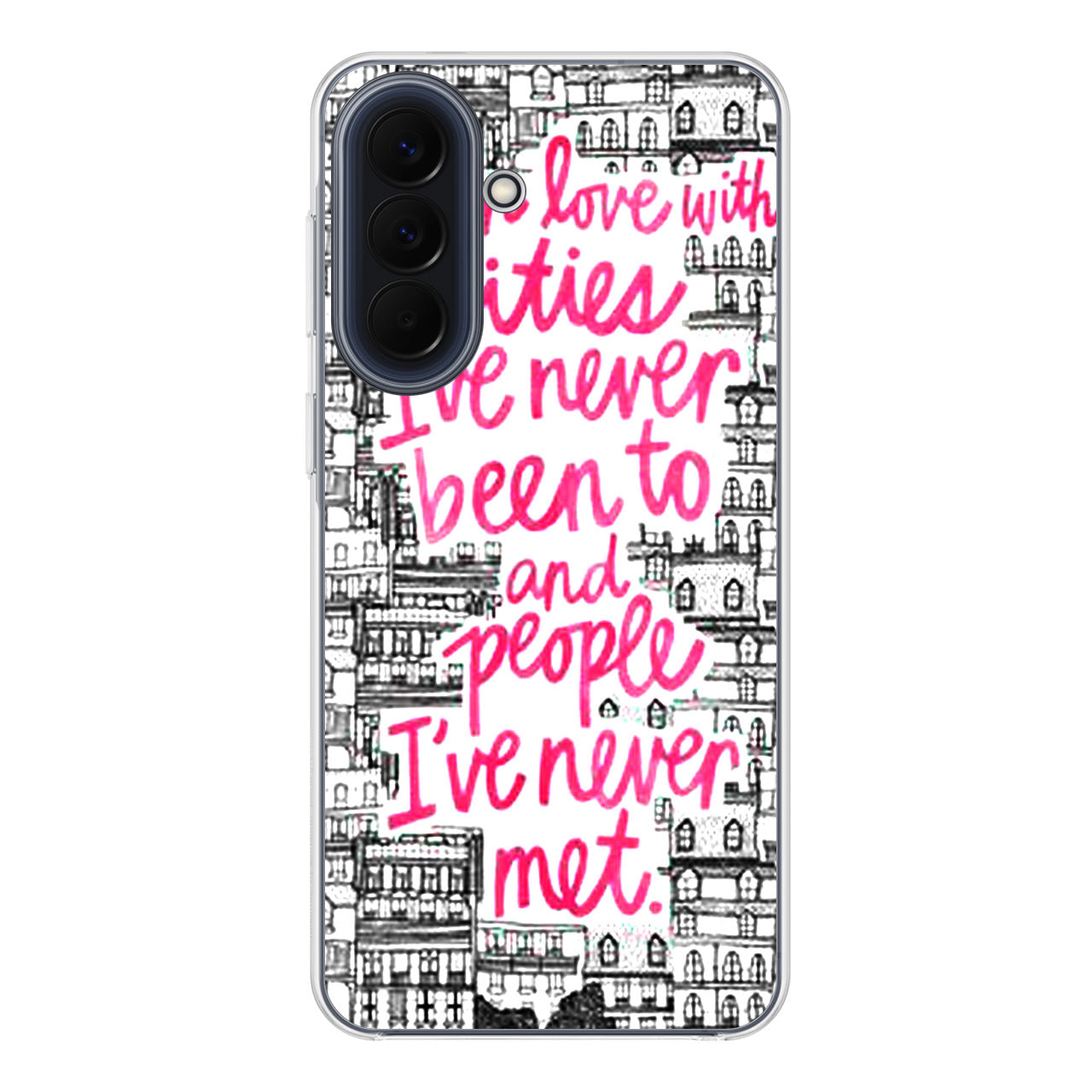 John Green Quotes I'm in Love With Cities Samsung Galaxy A37 5G / A57 5G Case