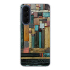 Painted Abstract Wood Sculptures Samsung Galaxy A37 5G / A57 5G Case