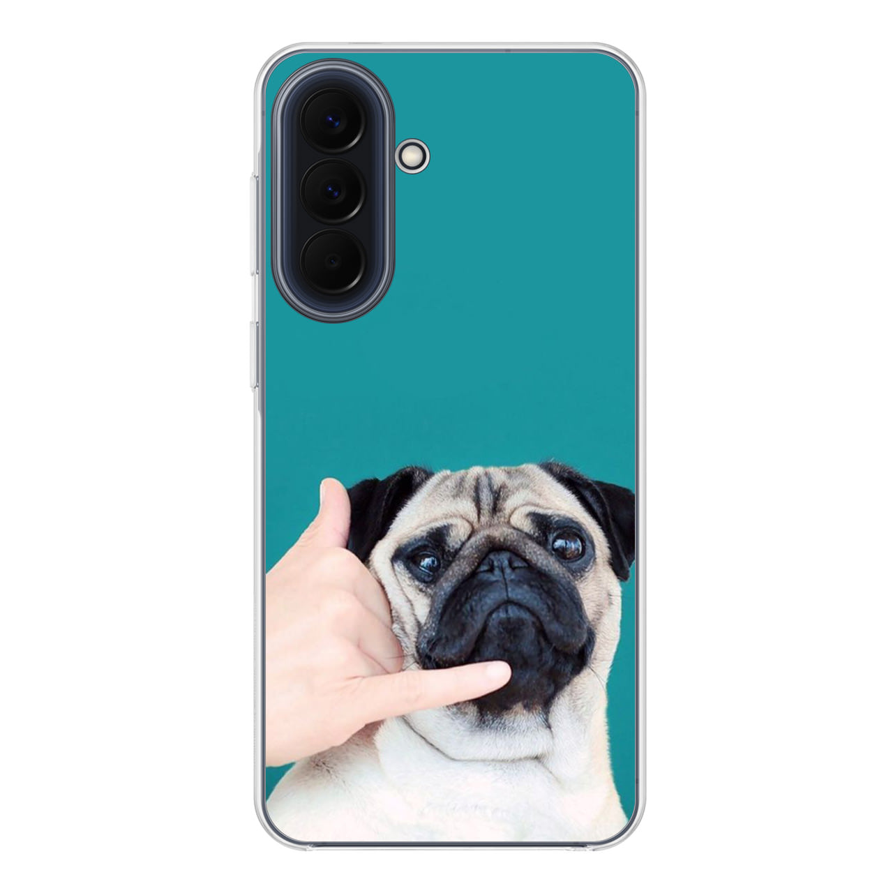 Pug is on the Phone Samsung Galaxy A37 5G / A57 5G Case
