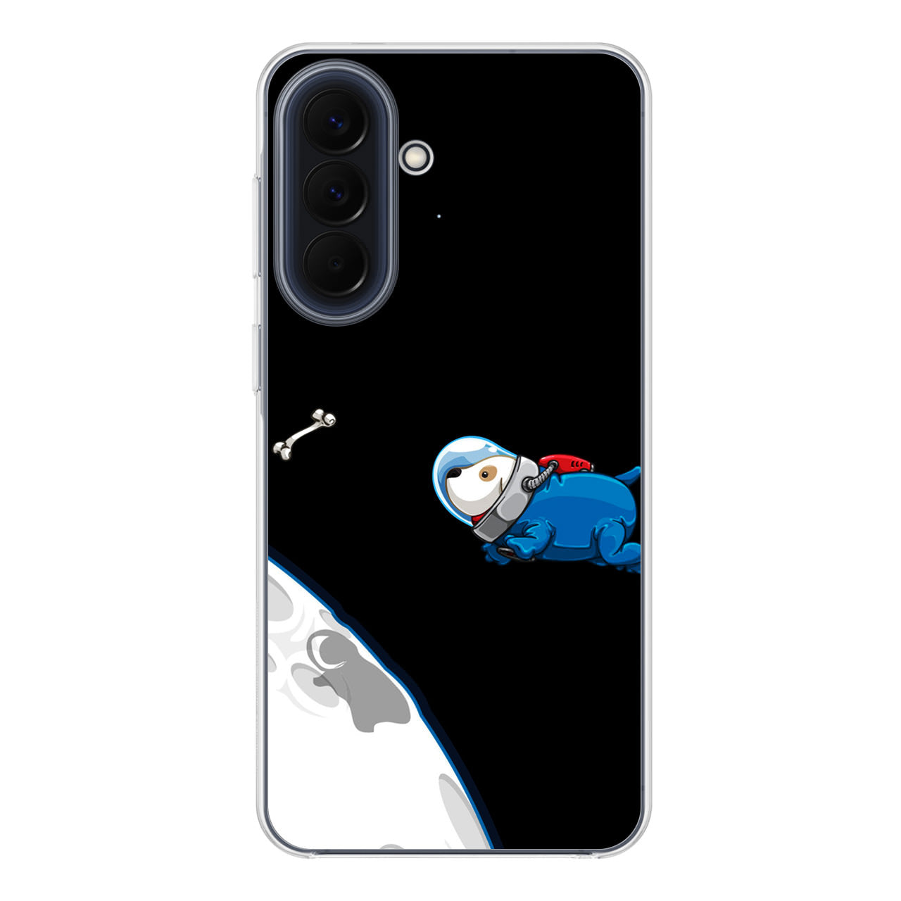 Space Dog Chasing A Bone Samsung Galaxy A17 5G / Galaxy A27 5G Case