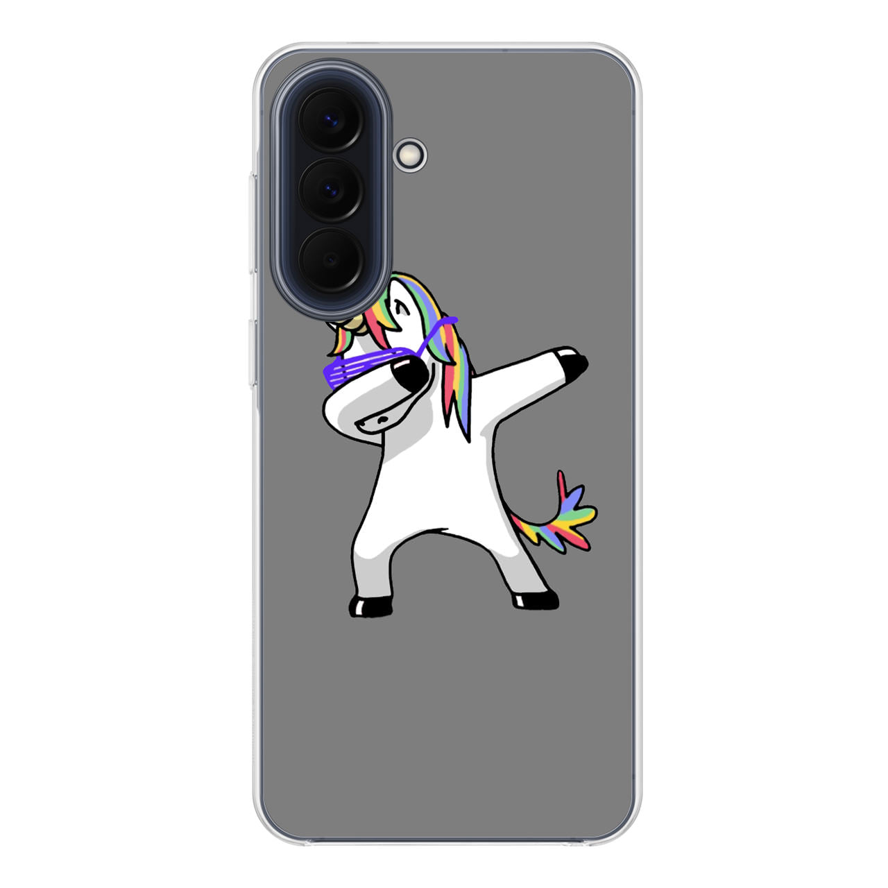 Unicorn Dabbing Grey Samsung Galaxy A17 5G / Galaxy A27 5G Case