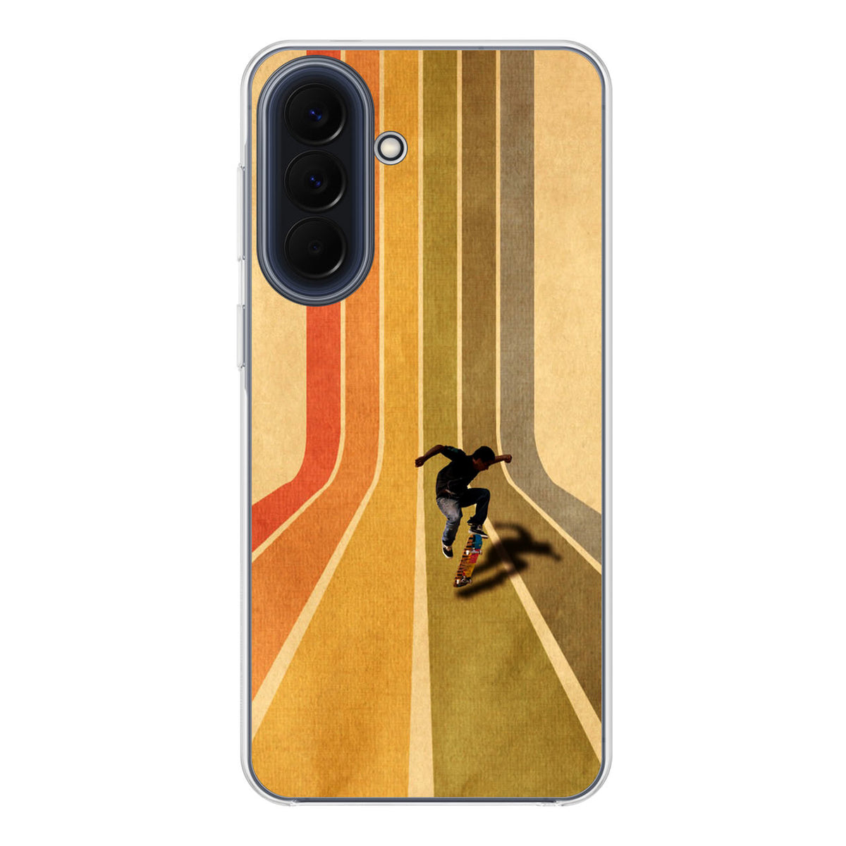 Vintage Skateboard On Colorful Stipe Runway Samsung Galaxy A37 5G / A57 5G Case