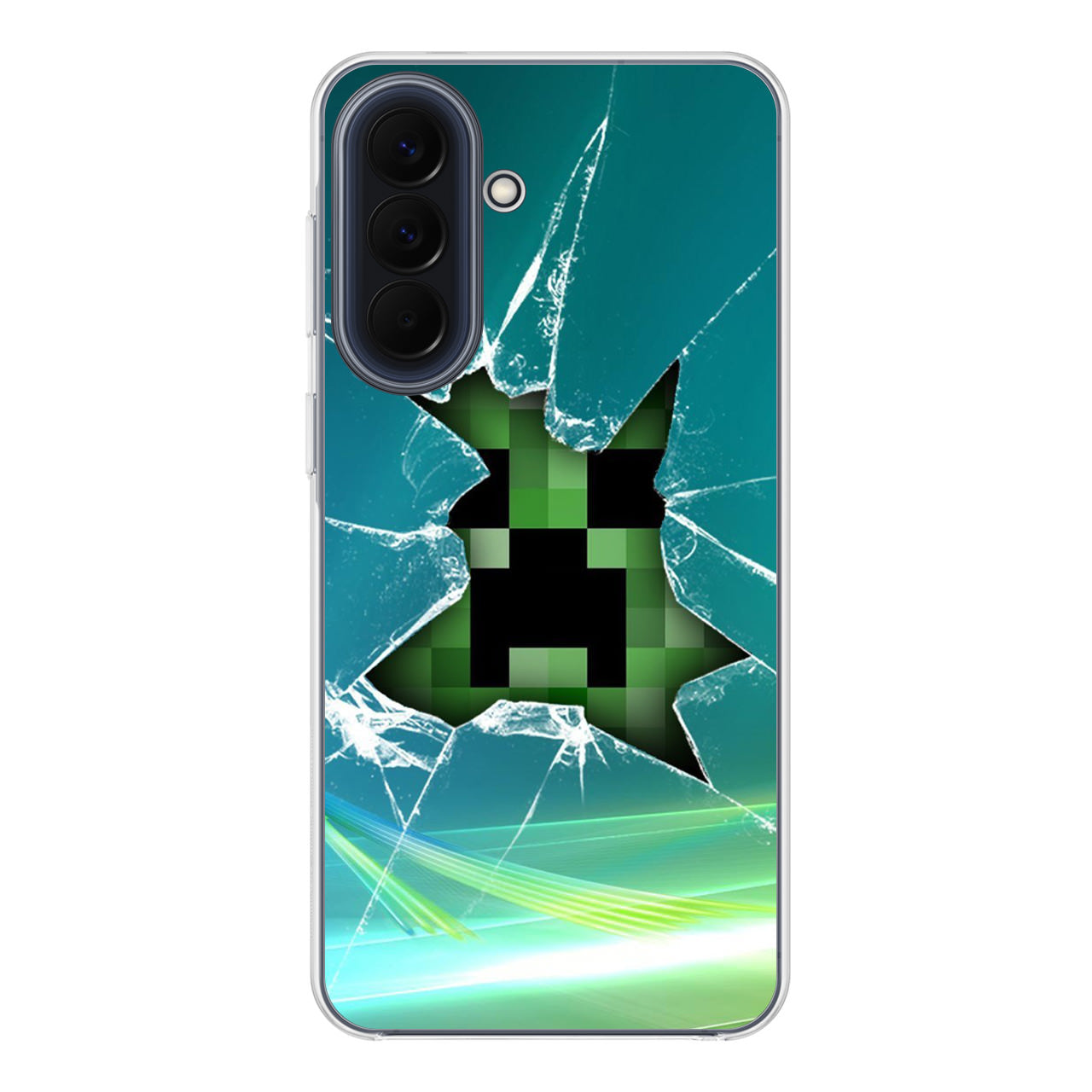 Creeper Glass Broken Green Samsung Galaxy A37 5G / A57 5G Case