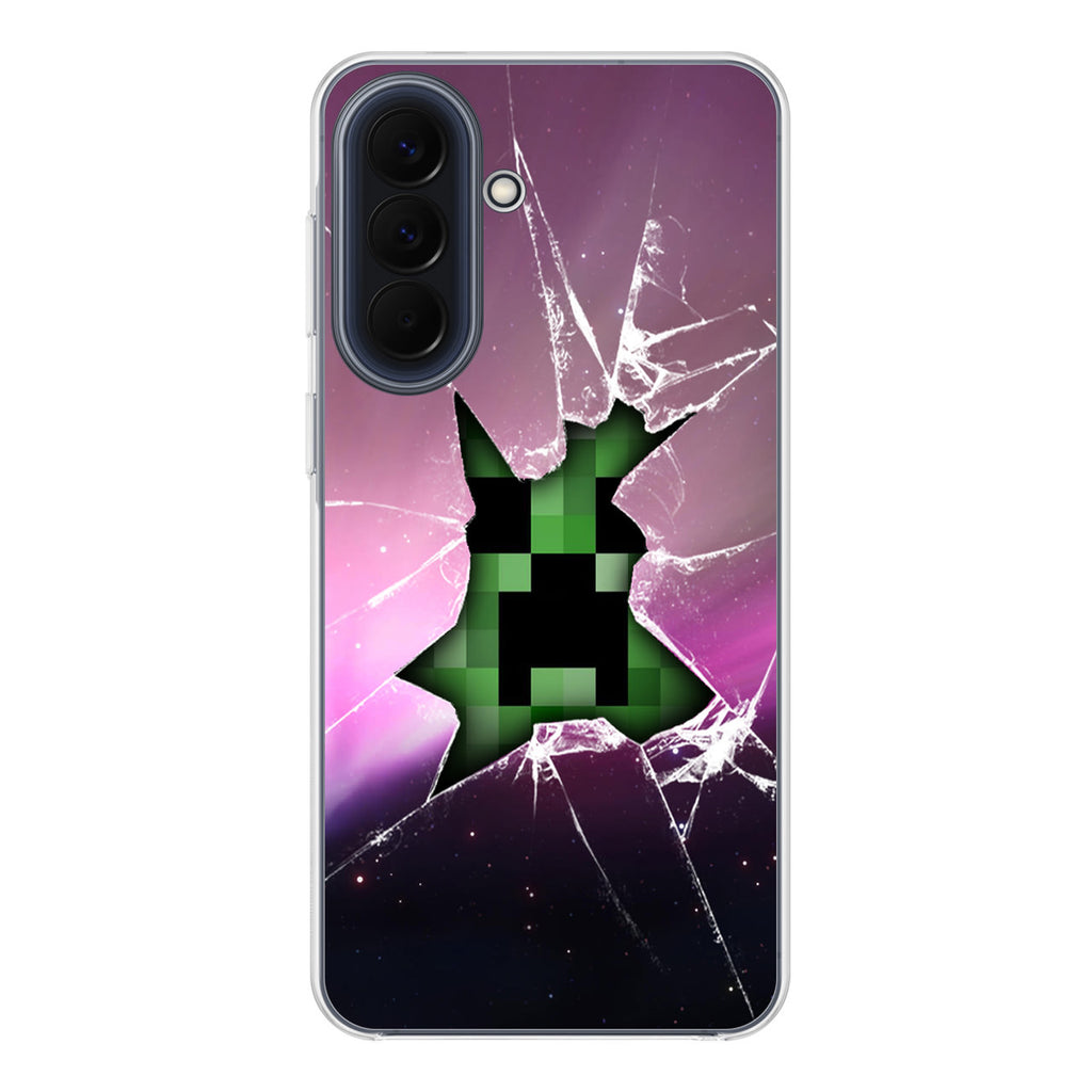 Creeper Glass Broken Violet Samsung Galaxy A37 5G / A57 5G Case