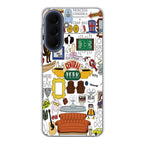 Friends TV Show Central Perk Sticker Samsung Galaxy A37 5G / A57 5G Case