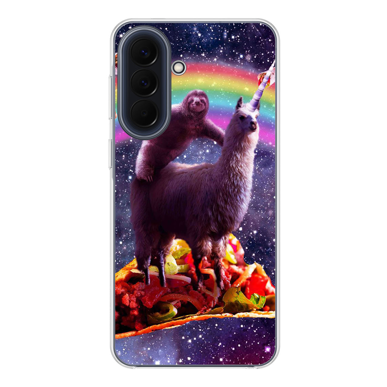 LLama And Sloth On Space Samsung Galaxy A37 5G / A57 5G Case