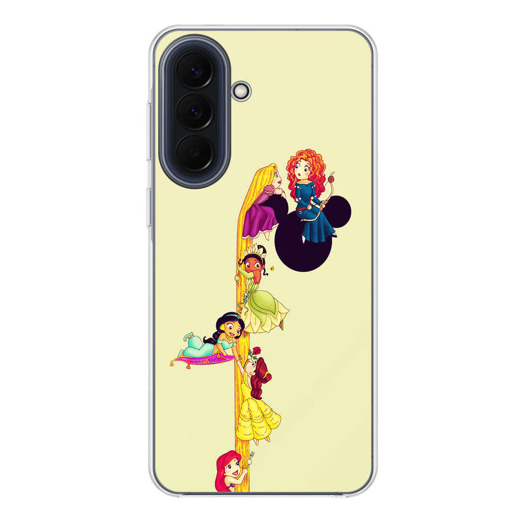 Princesses Climbing Rapunzel's Hair Samsung Galaxy A37 5G / A57 5G Case
