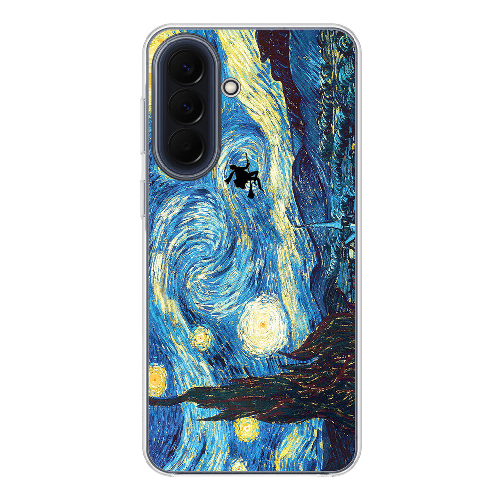Witch Flying In Van Gogh Starry Night Samsung Galaxy A37 5G / A57 5G Case