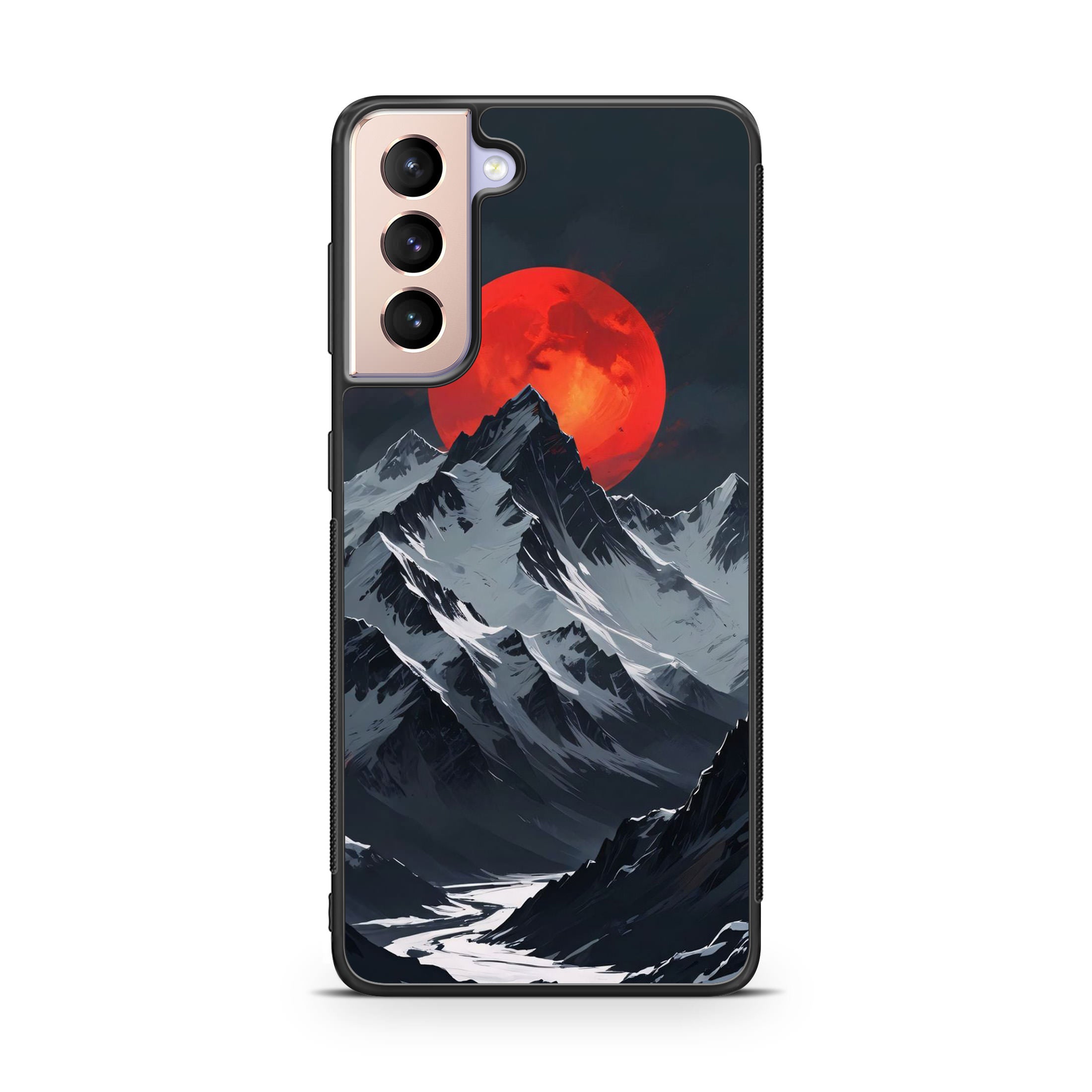 Crimson Eclipse The Mountain Samsung Galaxy S21 / S21 Plus / S21 FE 5G Case