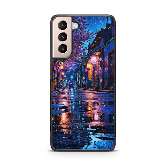 Midnight Sakura Glow Samsung Galaxy S21 / S21 Plus / S21 FE 5G Case