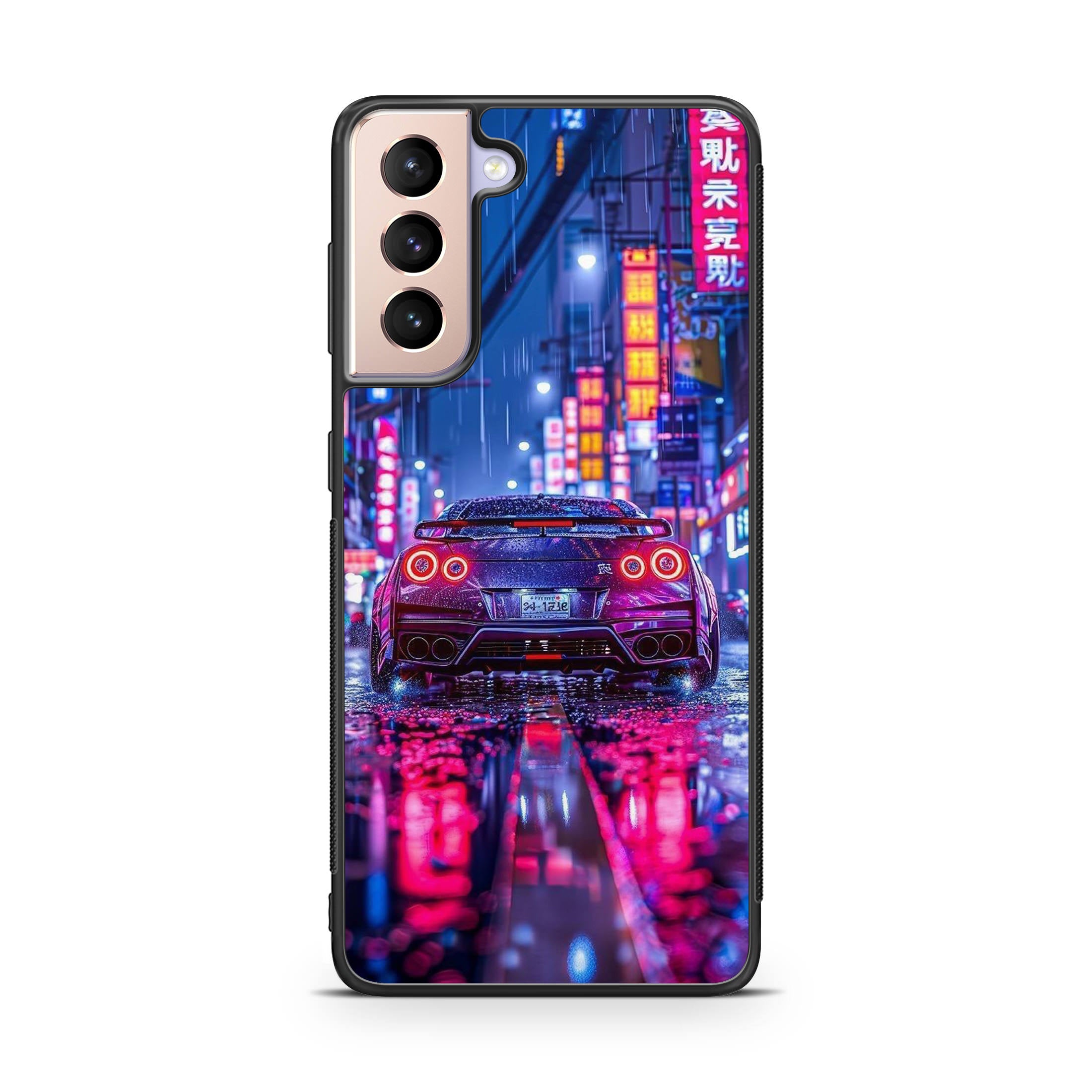 Neon Midnight Drift Tokyo Rain Samsung Galaxy S21 / S21 Plus / S21 FE 5G Case