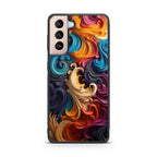 The Dance of Abstract Waves Samsung Galaxy S21 / S21 Plus / S21 FE 5G Case