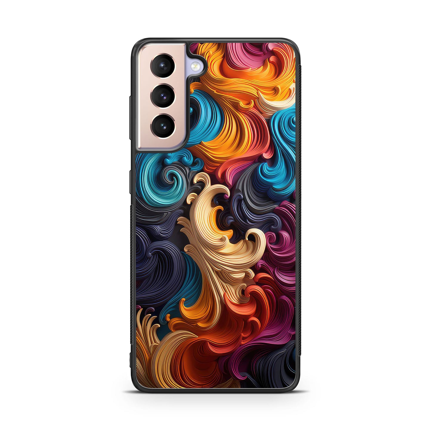 The Dance of Abstract Waves Samsung Galaxy S21 / S21 Plus / S21 FE 5G Case
