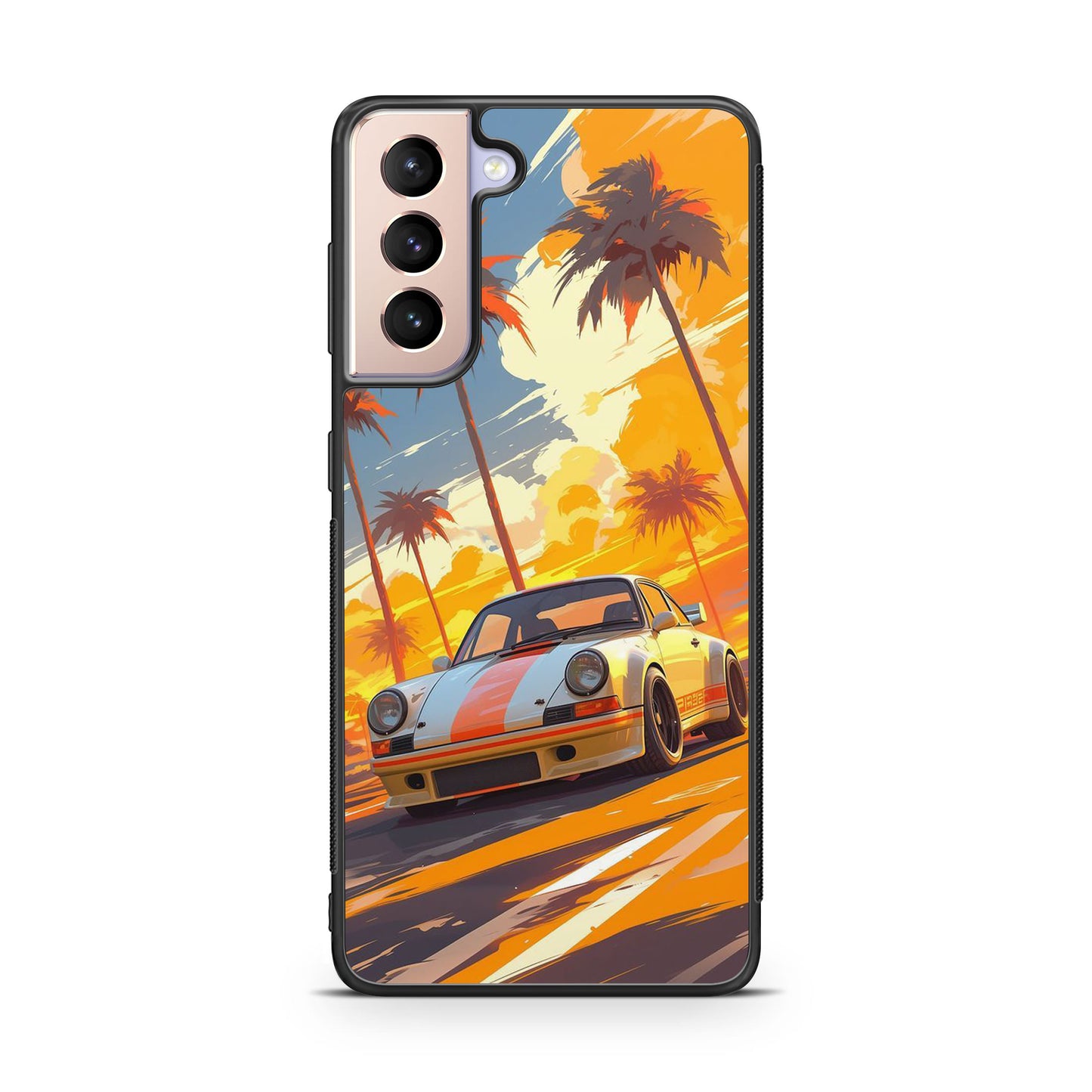 Turbo Dreams in Neon Palms Samsung Galaxy S21 / S21 Plus / S21 FE 5G Case